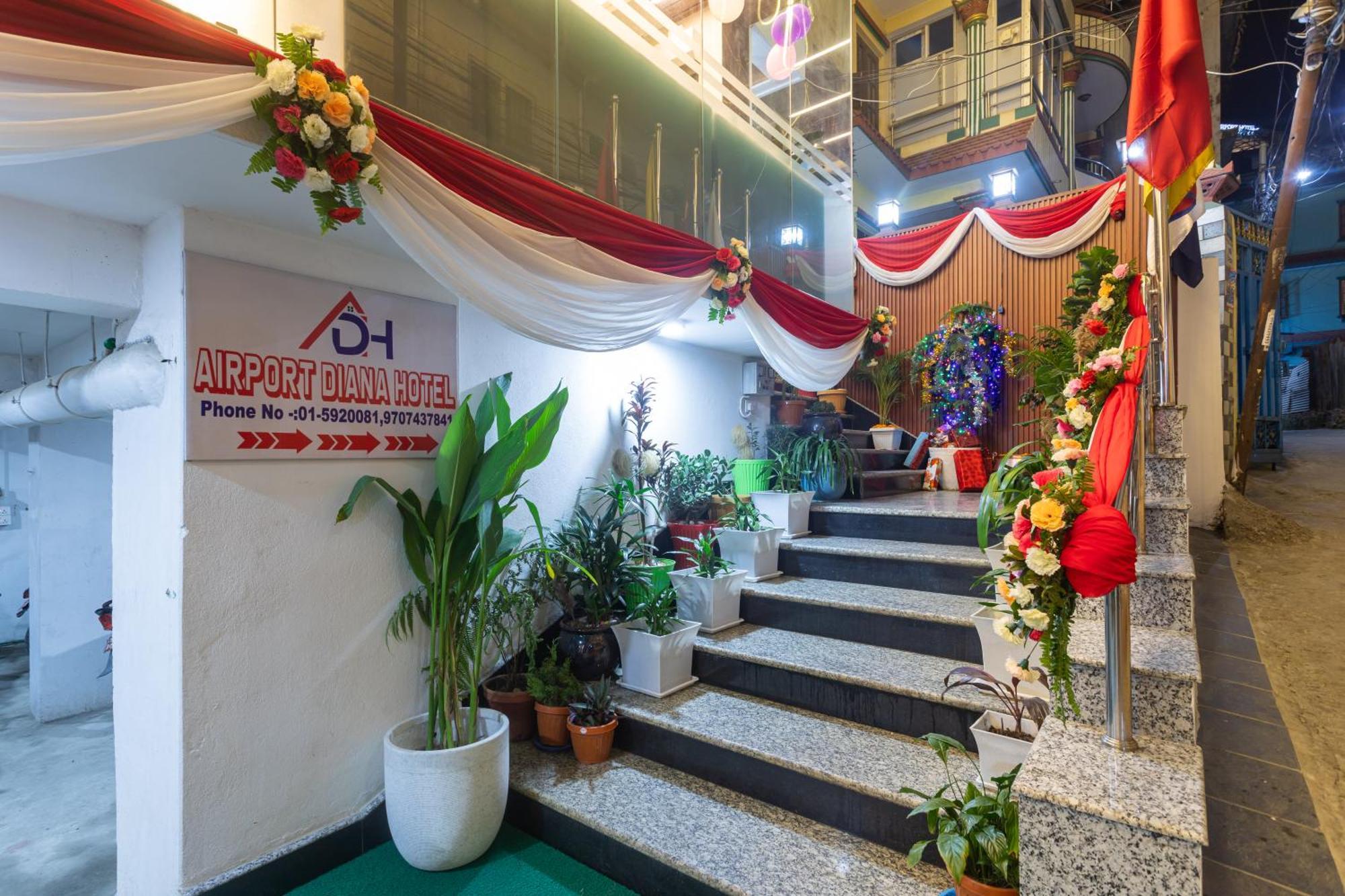 Airport Diana Hotel กาฐมาณฑุ ภายนอก รูปภาพ