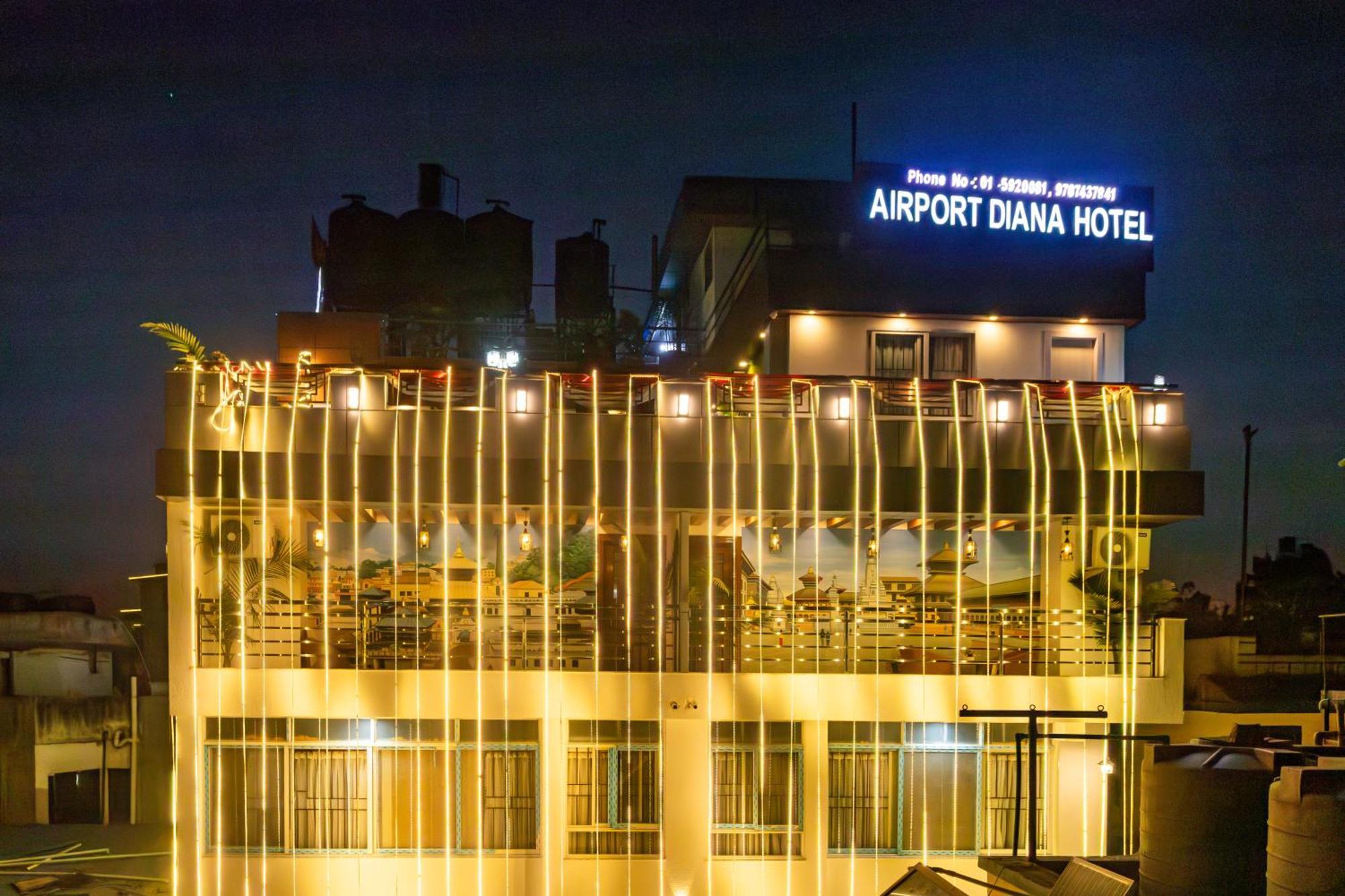 Airport Diana Hotel กาฐมาณฑุ ภายนอก รูปภาพ